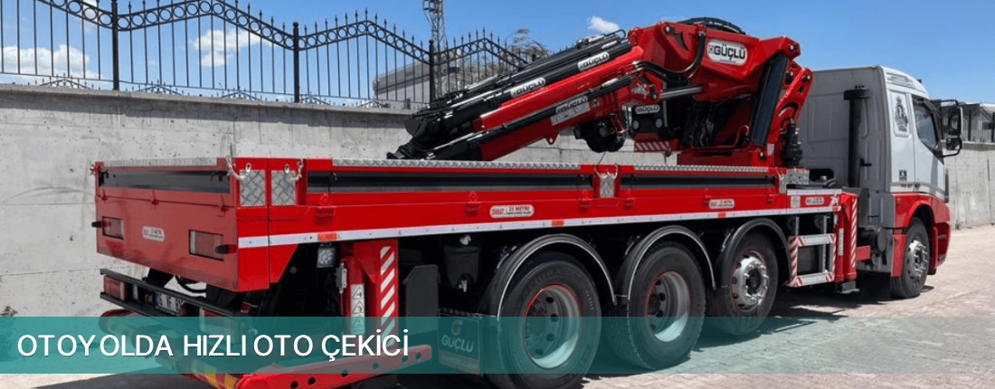 Menderes İlçemi Otoyolda Hızlı Oto Çekici